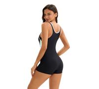 Maillot De Bain Une PièCe 2026 Sexy Gainant Ventre Plat Couleur Uni Dos Nu avec Zip Col Roulé Slim EléGant Push Up Tankini Femme Swim Femmes VêTements Natation