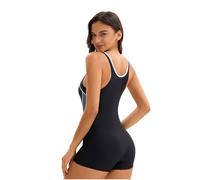 Maillot De Bain Une PièCe 2026 Sexy Gainant Ventre Plat Couleur Uni Dos Nu avec Zip Col Roulé Slim EléGant Push Up Tankini Femme Swim Femmes VêTements Natation