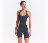 Maillot de bain une pièce à dos en T NikeSKIMS Matte Shine Mix pour femme NSKM DEEP ROYAL/NSKM STONE XS