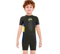 Maillot De Bain Une Pièce À Manches Courtes Pour Garçons, Épais Et Chaud, Séchage Rapide, Pour Enfants, Snorkeling, Surf, Combinaison De Plongée, 69he