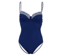 Maillot de Bain Une pièce Fashy - Bleu - Femme - Bonnet B - Armature - Bretelles réglables 42 B
