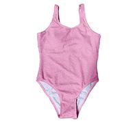 Maillot de Bain Une Piece Femme Maillot'De Femme Été Quotidien Décontracté Basse Poitrine Sexy Ouvert Vague Fil sans Manches Sangle Bikini Short de Bain Femme Maillots de Bain Enfant Fille (Pink, M)