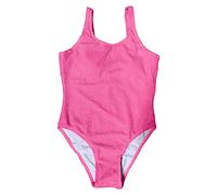 Maillot de Bain Une Piece Femme Maillot'De Femme Été Quotidien Décontracté Basse Poitrine Sexy Ouvert Vague Fil sans Manches Sangle Bikini Short de Bain Femme Maillots de Bain Enfant (Hot Pink, S)