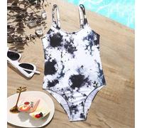 Maillot De Bain Une Pièce Imprimé Léopard, Classique, Sans Manches, À Volants, Vêtements D'été, Pour Enfants, Vêtements De Plage