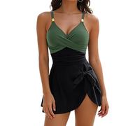 Maillot de bain une pièce, léger, | Polyester résistant au chlore, tissu respirant, maillot de bain sec, idéal pour les genoux et les bains de soleil