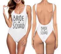 Maillot de Bain Une pièce mariée pour Femmes Hen Party pour Enterrement de Vie de Jeune Fille Maillot de Bain Femme 1 Pieces 18