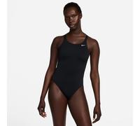 Maillot de bain une pièce Nike Poly Solid Fastback pour Femme Noir/Noir/Blanc 38