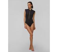 Maillot De Bain Une Pièce Noir Pour Femmes Seafolly Zip Front One Piece 10987942-black S