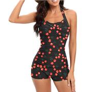 Maillot de Bain Une pièce pour Femme avec Design Amincissant et Plis sur Le Devant. Couleurs Vives et Design Contemporain, Silhouette Flatteuse avec Divers imprimés Floraux