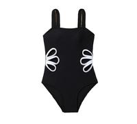 Maillot De Bain Une Pièce pour Fille avec Jupe Cache Maillot De Bain à Bretelles Col Rond Couleur Unie Découpé 1 Pièce Maillot de bain pour fille avec bretelles réglables maillot de bain pour fille