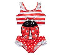 Maillot De Bain Une Pièce pour Filles 1 À 5 Ans Motifs Cartoon Mignon Ensemble Bikini Enfants en Tissu Souple Confort Optimal Séchage Rapide Costume De Natation Léger Anti-Dérive Maillot