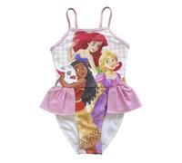 Maillot de Bain Une pièce Princesse La La Sirenita pour Filles - Maillot de Bain Stitch pour Filles, idéal pour la Plage, la Piscine et la Natation. Séchage Rapide. Bretelles réglables.