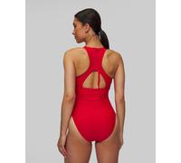 Maillot De Bain Une Pièce Rouge Pour Femmes Nike Swim Fitness Nike Hydralock Fusion Long Sleeve Zip Top Nessf165-614 S