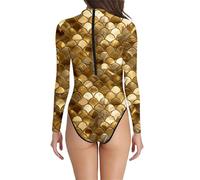 Maillot De Bain Une Piece Vert 2 Défaut Vert Gorge Jaune Longues Couvert Grosse Quand Festonné Passer Bloomer Grosses Tenue Bikinis Rembourre Dessus Année Seule