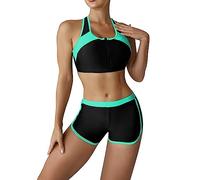 Maillot De Bain Ventre Plat Push Up Monokinis Ruché Effet Maillot De Bain Femme Une Piece Style Sexy Et Élégant Vintage pour Plage Et Natation Contrôle du Ventre Surf Plongeon (A, M)
