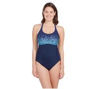 Maillot de Bain Zoggs Multiway 1 Piece-Ecolast+ - Blue Chime - 42 Femme 40