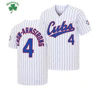 Maillot de baseball des Cubs de Chicago n°4 Kris Bryant, Uniforme commémoratif du 150e anniversaire 2026, Cadeau pour les fans du jour de match, Sports L,M,S,XL,XXLTissu tricoté