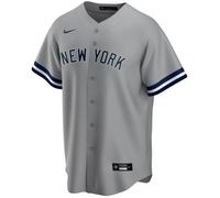 Maillot de Baseball MLB New-York Yankees Nike Replica Road Gris pour Homme S
