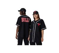 Maillot de Baseball NBA Chicago Bulls New era Jersey Noir -New era- Taille :3XL L