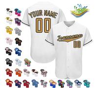 Maillot de Baseball Personnalisé Chemises de Baseball PersonnaliséEs Chemises de Baseball PersonnaliséEs pour Hommes Femmes Jeunes