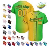 Maillot de Baseball Personnalisé Chemises de Baseball PersonnaliséEs Chemises de Baseball PersonnaliséEs pour Hommes Femmes Jeunes