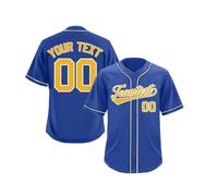 Maillot de Baseball Personnalisé Chemises de Baseball PersonnaliséEs Chemises de Baseball PersonnaliséEs pour Hommes Femmes Jeunes A19