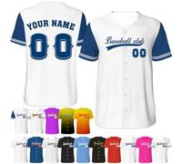 Maillot de Baseball personnalisé, Maillot de Softball personnalisé, Maillot Sandlot pour Hommes Femmes garçons Adultes Jeunes
