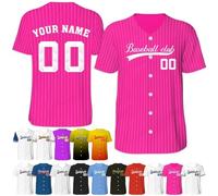Maillot de Baseball personnalisé, Maillot de Softball personnalisé, Maillot Sandlot pour Hommes Femmes garçons Adultes Jeunes