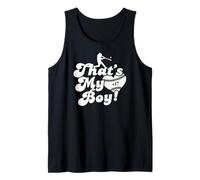 Maillot de baseball personnalisé That's My Boy #17 Mom Baseball Dad Débardeur