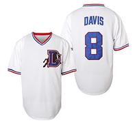 Maillot de baseball pour homme Bull Durham Nuke' LaLoosh 37 Crash Davis 8 Durham Movie - - XX-Large