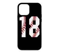 Maillot de Baseball Vintage #18 pour Maman, Joueur de Baseball numéro 18 Coque pour iPhone 12 Mini