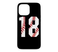 Maillot de Baseball Vintage #18 pour Maman, Joueur de Baseball numéro 18 Coque pour iPhone 13 Pro Max