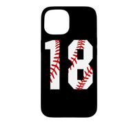 Maillot de Baseball Vintage #18 pour Maman, Joueur de Baseball numéro 18 Coque pour iPhone 15