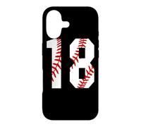 Maillot de Baseball Vintage #18 pour Maman, Joueur de Baseball numéro 18 Coque pour iPhone 17