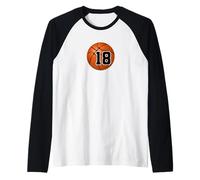 Maillot de Basket-Ball Lucky Favorite Number #18 Manche Raglan