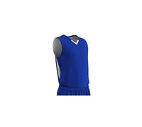 Maillot de basket-ball r versible en polyester CHAMPRO Pivot pour adulte, taille S, bleu royal, blanc