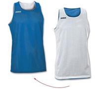 Maillot de Basket - JOMA - Réversible - Bleu Royal et Blanc - Respirant - Sans Manche L