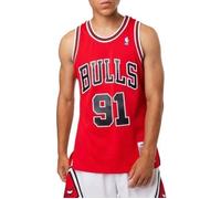 Maillot de basket - MITCHELL & NESS - Chicago Bulls - Dennis Rodman #91 - 100% polyester - Sans manche M