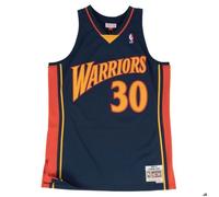 Mitchell & Ness - Maillot Swingman Golden State Warriors Curry - Homme - Sport - Bleu - Taille: 2XL