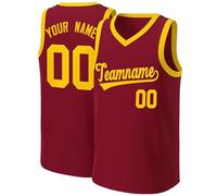 Maillot de Basket personnalisé Maillots de Basket personnalisés pour Adultes Enfants Kit de Basket personnalisé Maillot de Basket avec nom Numéro d'équipe A34