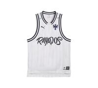 Maillot de basket PUMA HOOPS x CF MONTERREY Homme, Sport, Feather Gris/Blanc/Aop, 3XL 3XL