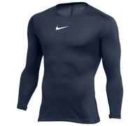 Nike Maillot première couche Park First – Dri-FIT – Manches longues – Bleu marine/blanc – Homme 2XL