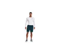 Under Armour Heatgear Comp Haut Manches Longues Hommes-Blanc,Noir, Taille XL