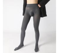 Maillot de corps à couverture complète pour homme offrant une chaleur ininterrompue de la taille aux chevilles dans n'importe quel environnement d'intérieur (gaine OPen pour homme, gris)