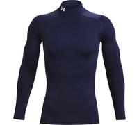 Maillot de corps ajusté à col montant Under Armour ColdGear® Bleu S Male