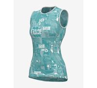 Maillot de corps Alé Break sans manches bleu clair femme - M