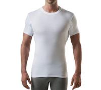 Maillot de Corps Anti-Transpiration Homme - T-Shirt Col Rond avec Coussinets Anti-Auréoles - Slim Fit - Alternative sans Aluminium - Blanc - M