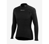 Maillot de corps Castelli Flanders Warm Rosso Corsa manche longue noir - XL