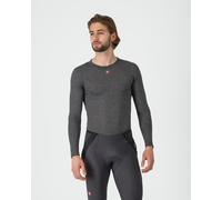 Maillot de corps Castelli Medio manches longues gris foncé - XL