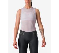 Maillot de corps Castelli Pro Mesh sans manches lilas brume femme - L